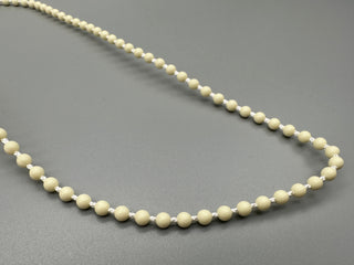 100x Cream No. 10 Plastic Chain Endless Loop Chain - Diameter 4.5mm - 1.5meter Drop