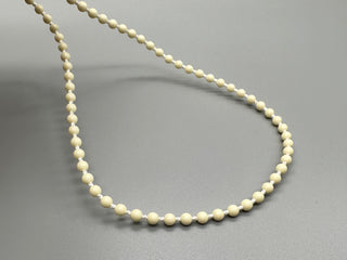 100x Cream No. 10 Plastic Chain Endless Loop Chain - Diameter 4.5mm - 1.5meter Drop