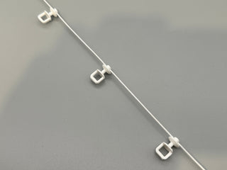 Perfect Fold Spaced Gliders for Wave Curtains -  60mm & 80mm - Wave Curtain Gliders - Per Meter