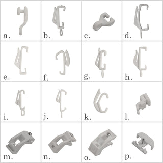 Various Compatible Gliders with Branded Curtain Tracks