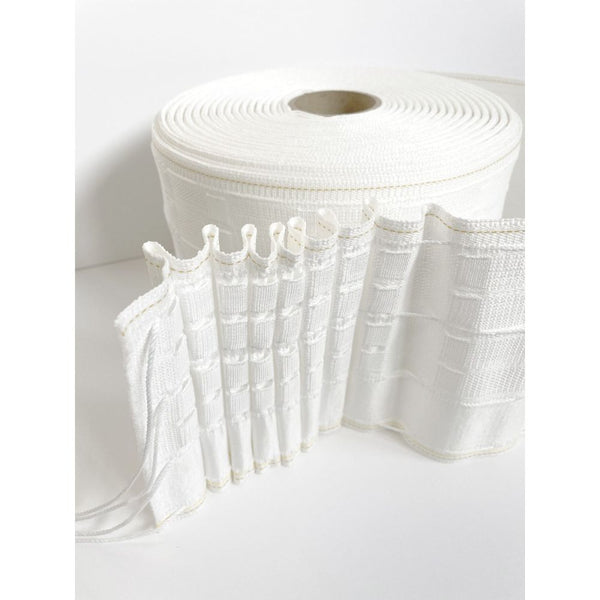 Deep Pencil Curtain Tape - Woven Pocket Pencil Tape - 150mm Wide - 50mtr