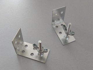 Wall & Ceiling Mount Bracket with stud for Wood Baton Roman Systems - Pack of 100 - www.mydecorstore.co.uk