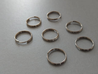 Roman Blinds Replacement - 13mm metal split rings for Roman Shades from 2.5p - www.mydecorstore.co.uk