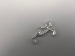 Plastic Valance Hanger for 25mm Venetian Blinds - Clear - Pack of 100 - www.mydecorstore.co.uk