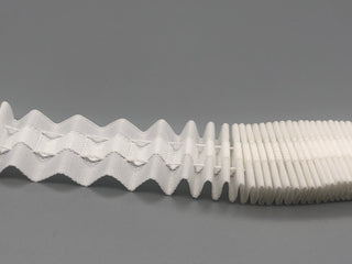 Pencil Pleat Curtain Header Tape 3cm (1.2") Wide - White - 100% Polyester - 100 Yards / Curtain Heading Tape - www.mydecorstore.co.uk
