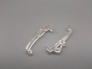 Valance Hanger for Wood Venetian Blinds for 50mm Pelmet/Valance - Clear - Pack of 100 - www.mydecorstore.co.uk