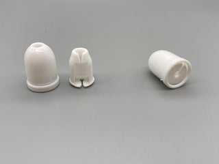 Plastic Cord Connector 2 piece connector  - White Acorn - Cord Light pull for Metal Venetian and Wooden Blinds - Pack 500 - www.mydecorstore.co.uk