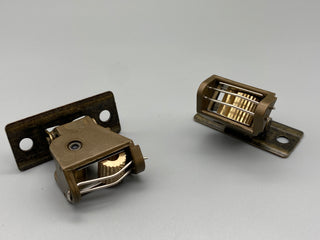 Roman Blinds Cord Locking Mechanism with Brass Wheels - www.mydecorstore.co.uk