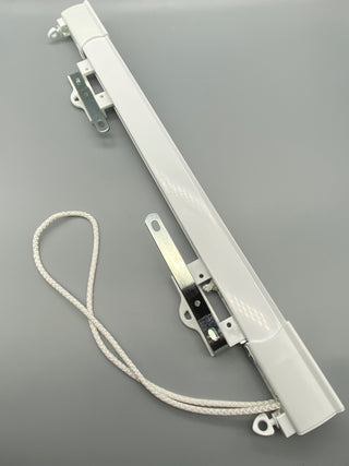 Ready Made Heavy Duty Aluminium Weight Corded Curtain Track - White - 150cm - www.mydecorstore.co.uk