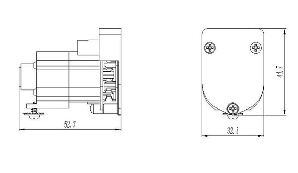 Heavy Duty Roman Blind Sidewinder 1:4 Gear - Replacement Parts for Roman Blinds - From £1.8 - www.mydecorstore.co.uk