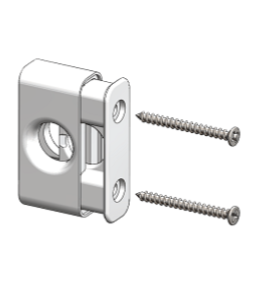 Off-White Child Safety Cord/Chain Holding Device for Roller, Vertical and Roman Blinds l White - With Screws - Pack of 20 - www.mydecorstore.co.uk