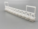 Corded Curtain Track / Aluminium Curtain Track with Cord - White - Light Duty