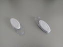 Tear-Drop Crystal Plastic Chain Weight for Roller Roman Vertical Touch & Panel / £0.12 per piece - www.mydecorstore.co.uk