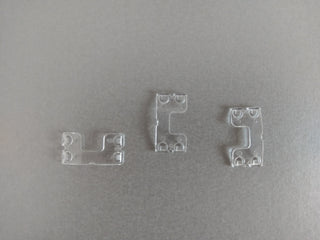 Slat Clip for 25mm Metal Venetian Blinds - Clear - Pack of 1000 - www.mydecorstore.co.uk