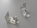 Wall & Ceiling Mount Bracket with stud for Wood Baton Roman Systems - Pack of 100 - www.mydecorstore.co.uk