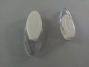 Cream Tear-Drop Crystal Plastic Cord Weight for Roller Roman Vertical Touch & Panel - from £0.12 - www.mydecorstore.co.uk