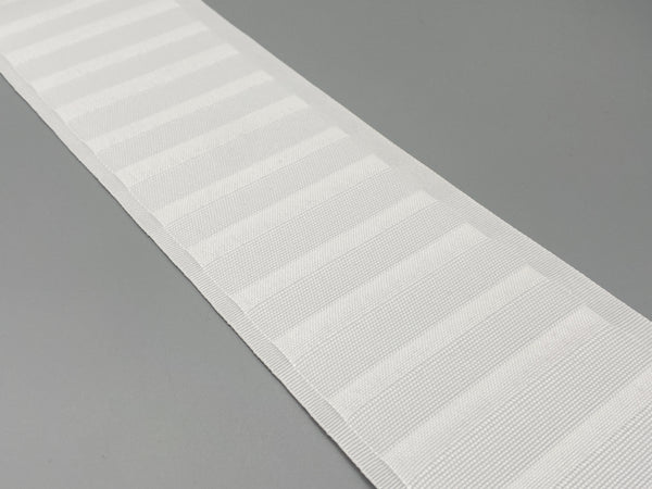 Soft Pinch Pleat Curtain Header Tape 90mm Wide - White - 100% Polyester - 50mtr - www.mydecorstore.co.uk
