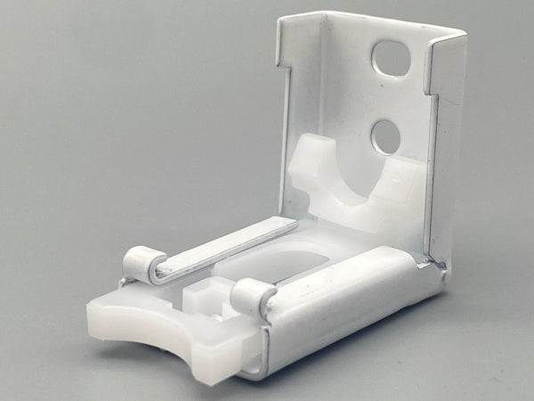 Angle Bracket for Open Cassette 20mm Size Roman Headrail - Tension Angle  Metal Brackets - Pack of 100 - www.mydecorstore.co.uk