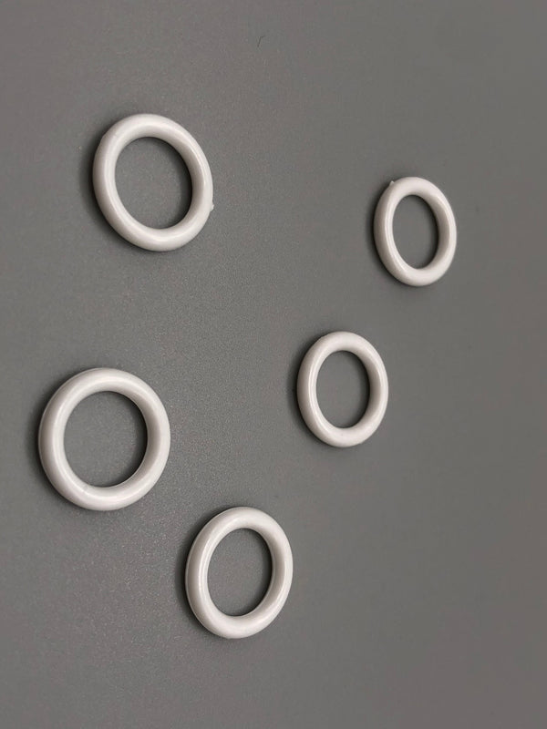 Roman Blinds White Plastic Ring - ID 9mm - Pack of 10,000 - www.mydecorstore.co.uk