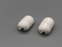 White Plastic Split Safety Acorn - Pack of 1,000