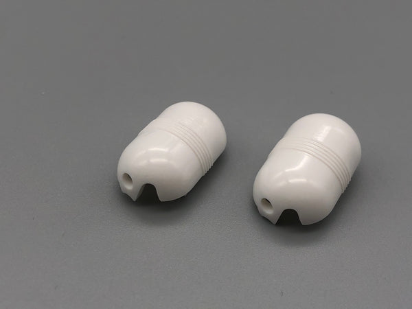 White Plastic Split Safety Acorn - Pack of 1,000