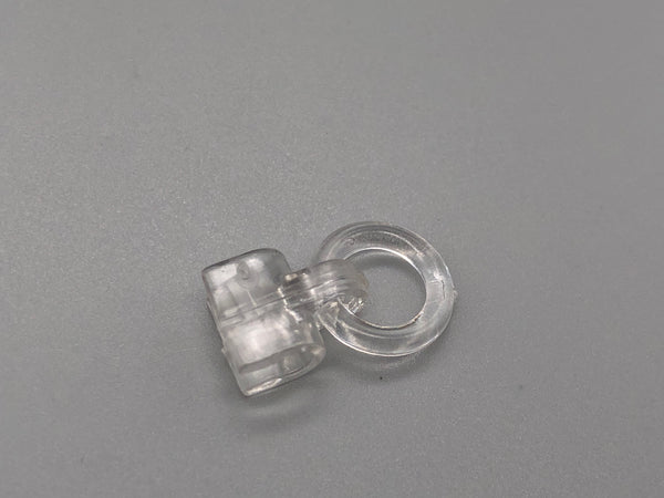 Clear Clip On Ring for 4mm Rods - Roman Blinds Clip On Rings - Pack of 500 - www.mydecorstore.co.uk