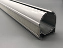 Roman Blinds Aluminium Headrail Track & 5mm Rod - With Velcro Hook - White Powder Coated - From £2.5 per meter - www.mydecorstore.co.uk