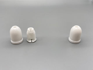 Plastic Cord Connector 2 piece connector  - White Acorn - Cord Light pull for Metal Venetian and Wooden Blinds - Pack 500 - www.mydecorstore.co.uk