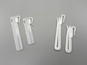 Adjustable Curtain Plastic Hook - Different Types & Sizes - Pack of 500 - www.mydecorstore.co.uk