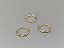 Solid Gold Curtain & Roman Blinds Rings - Different Sizes - Metal brass rings for Curtains Roman Blinds Pack of 100 - www.mydecorstore.co.uk