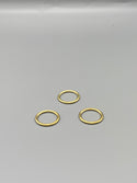 Solid Gold Curtain & Roman Blinds Rings - Different Sizes - Metal brass rings for Curtains Roman Blinds Pack of 100 - www.mydecorstore.co.uk
