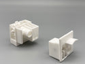 Sidewinder with Cover & End Unit (Left / Right) - White - Pack of 100 - www.mydecorstore.co.uk
