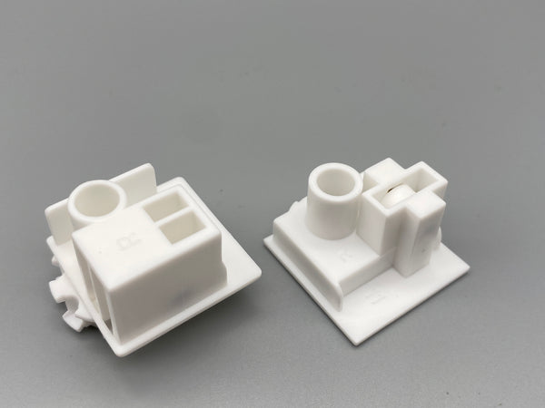 Sidewinder & End Unit (Left / Right) - White - Pack of 100 - www.mydecorstore.co.uk