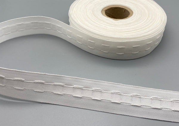 30mm Pencil Pleat Curtain Header Tape - 1,000meters - www.mydecorstore.co.uk
