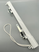 Ready Made Heavy Duty Aluminium Weight Corded Curtain Track - White - 150cm - www.mydecorstore.co.uk