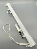 Ready Made Heavy Duty Aluminium Weight Corded Curtain Track - White - 200cm - www.mydecorstore.co.uk
