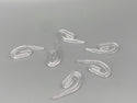 Clear Heavy Duty Plastic Hooks - Transparent - Standard Size - 50,000pcs - www.mydecorstore.co.uk