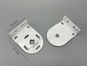 Metal Brackets for 38mm Roller Mechanism - White Coated - Pack of 100 Pairs