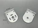 Metal Brackets for 32mm Roller Mechanism - White Coated - Pack of 100 Pairs