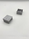 Head Rail End-Cap for 25mm Venetian Blinds - Clear Plastic - Pack of 100 - www.mydecorstore.co.uk