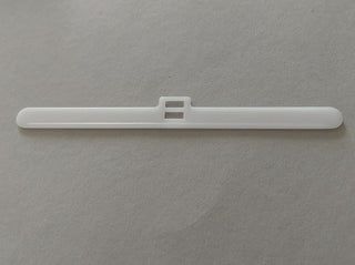 Double Slotted 127mm / 5"inch Vertical Plastic Slat Hanger - Pack of 1,000 - www.mydecorstore.co.uk