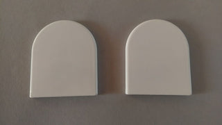 Plastic Bracket Covers for 38mm & 45mm Roller Mechanism - Pack of 10 - www.mydecorstore.co.uk